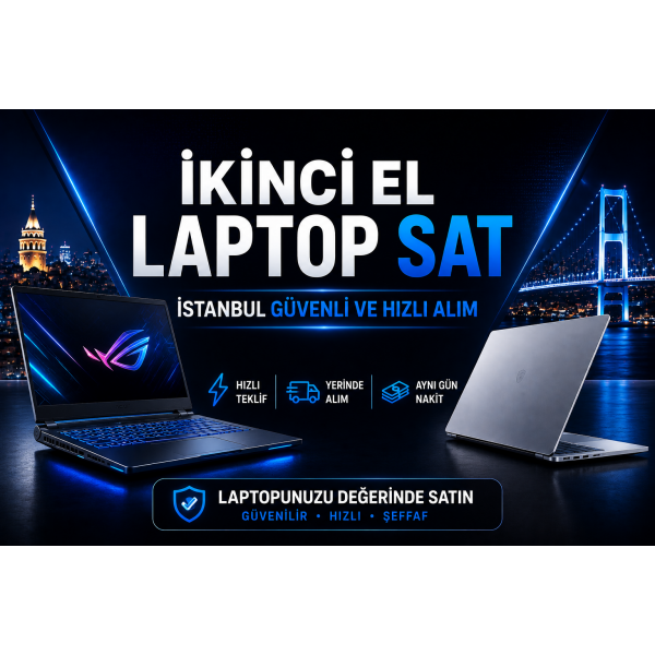 İkinci El Laptop Sat | İstanbul Güvenli ve Hızlı Alım